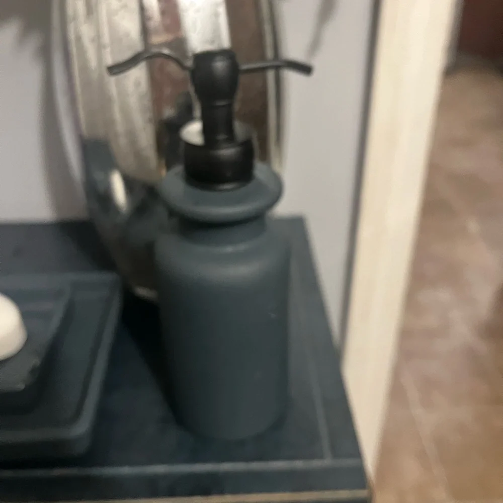 Ceramic Blue Bathroom Set